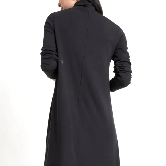 Kit + Ace UPGRADE BRUSHED DRESS A-Line French Terry Turtleneck Relaxed Fit - Sm - Picture 6 of 13